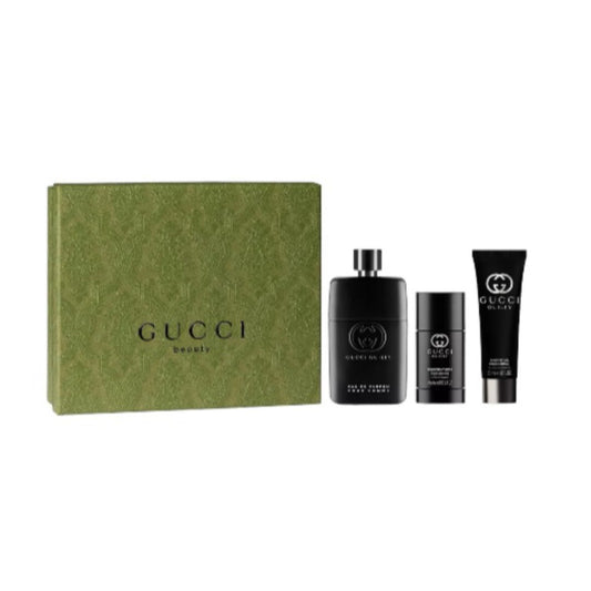 Gucci Guilty 3.0 EDP 3PC Men Set (Hard Box)